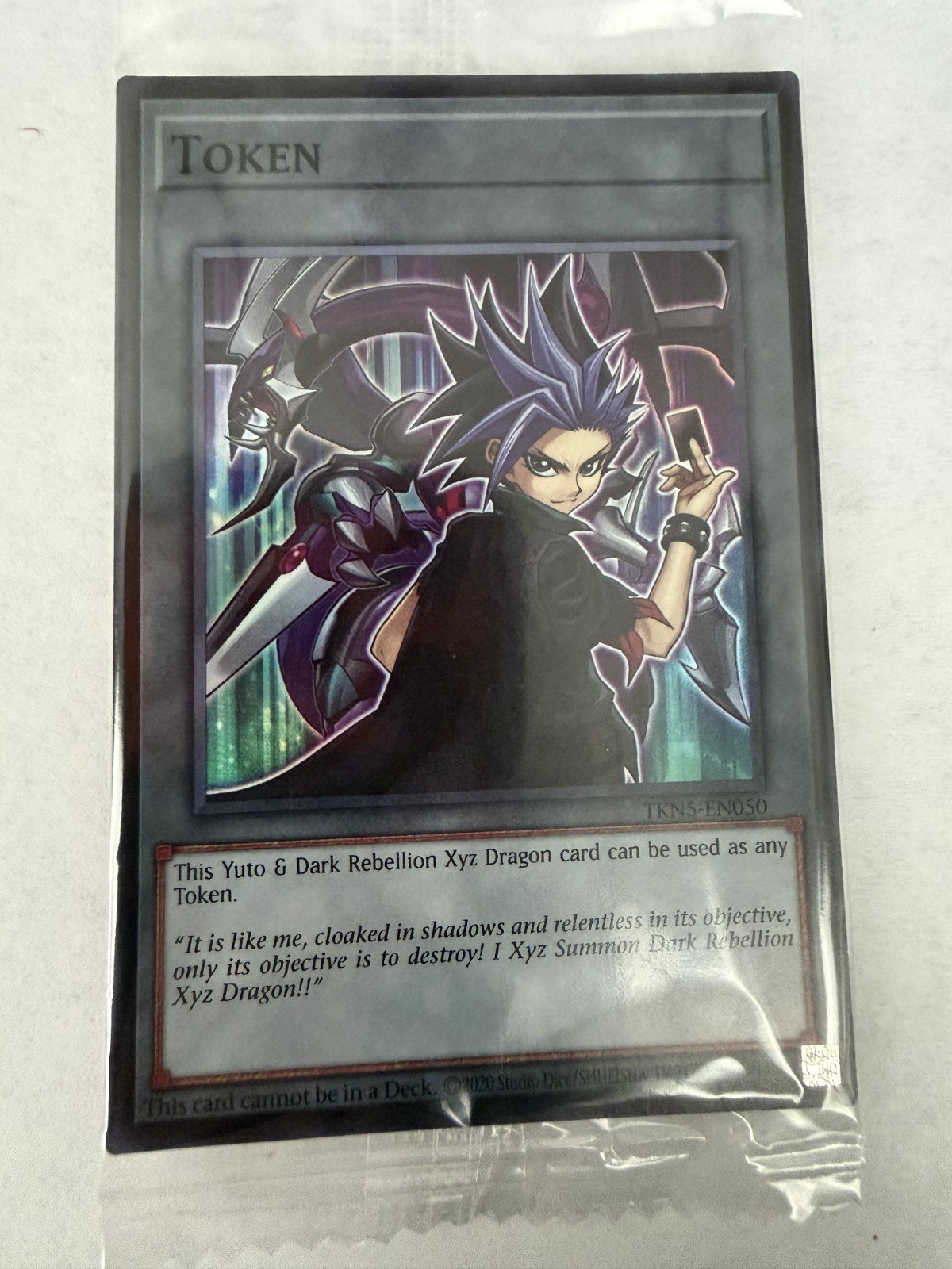 Yu-Gi-Oh! – Yuto & Dark Rebellion Xyz Dragon Token (SEALED) – Chaos Origins