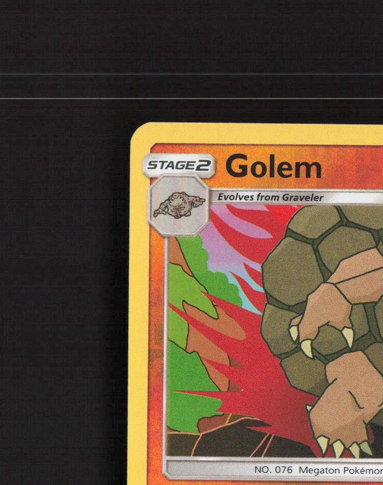 Golem 89/214 Unbroken Bonds Reverse Holo Rare Pokemon Card LP+
