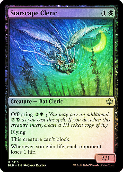 MTG FOIL Starscape Cleric – Bloomburrow