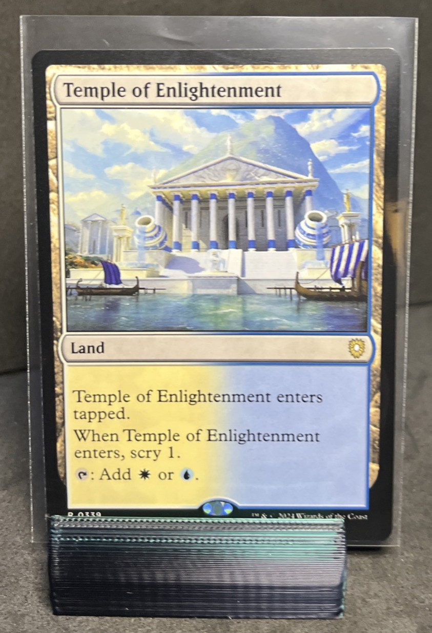 Temple of Enlightenment Commander: Bloomburrow Regular MTG Rare