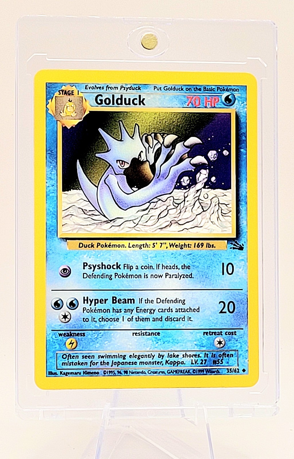 Pokémon Resistance Gym 109/132 Gym Challenge Rare 1st Edition Regular Card