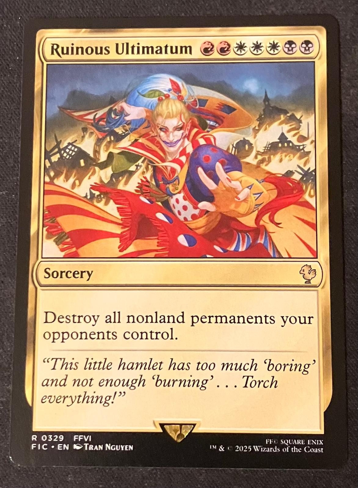 Ruinous Ultimatum 329 Rare Commander: FINAL FANTASY Magic: The Gathering NM