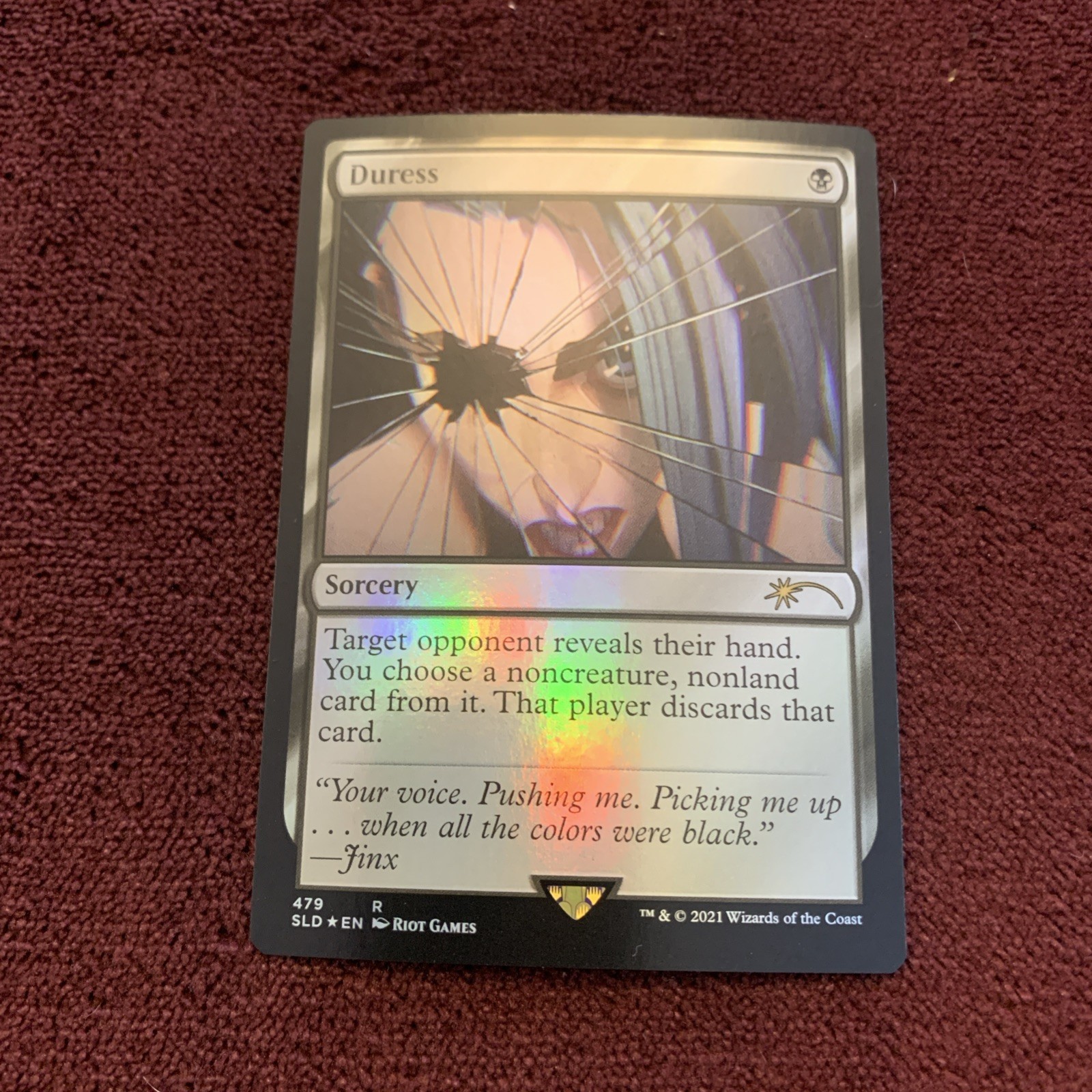 Duress Secret Lair Drop Foil 479 NM+ Unplayed MTG Magic Card