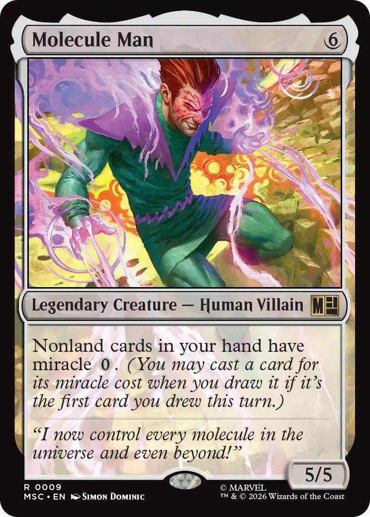 Molecule Man – 9 – NM – Commander: Marvel Super Heroes – MTG