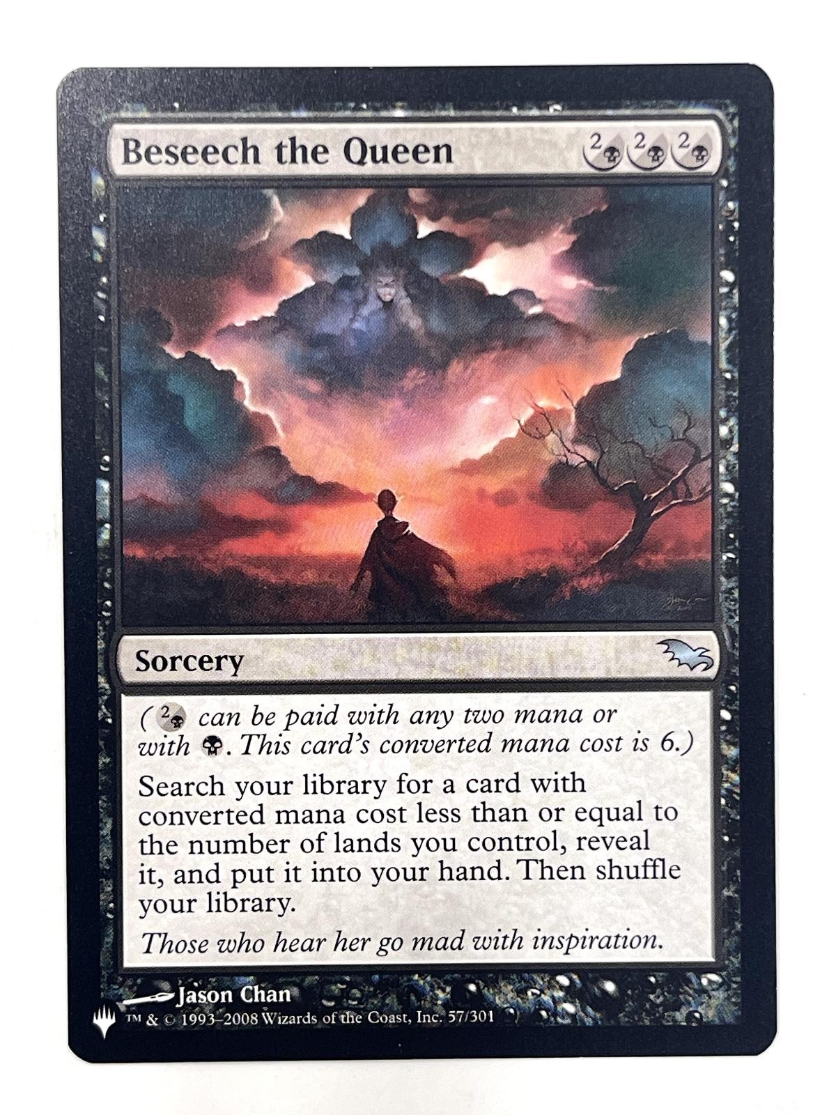 Beseech the Queen 57/301 Uncommon The List Reprints Magic: The Gathering LP
