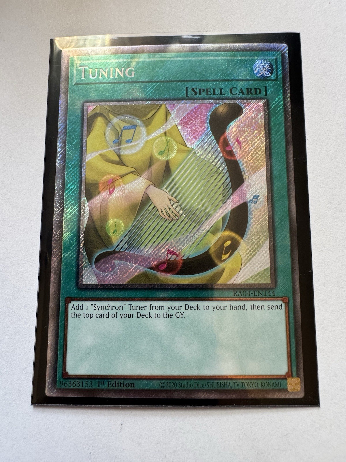 Tuning (Platinum Secret Rare) RA04-EN144 Quarter Century Stampede 1st Edition