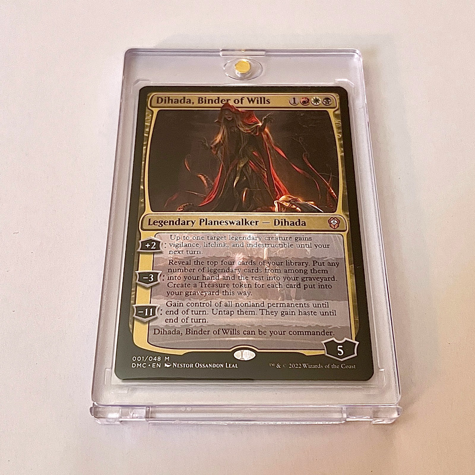 Dihada, Bindr of Wills (Non-Foil) – Dominaria: United Commander – MTG