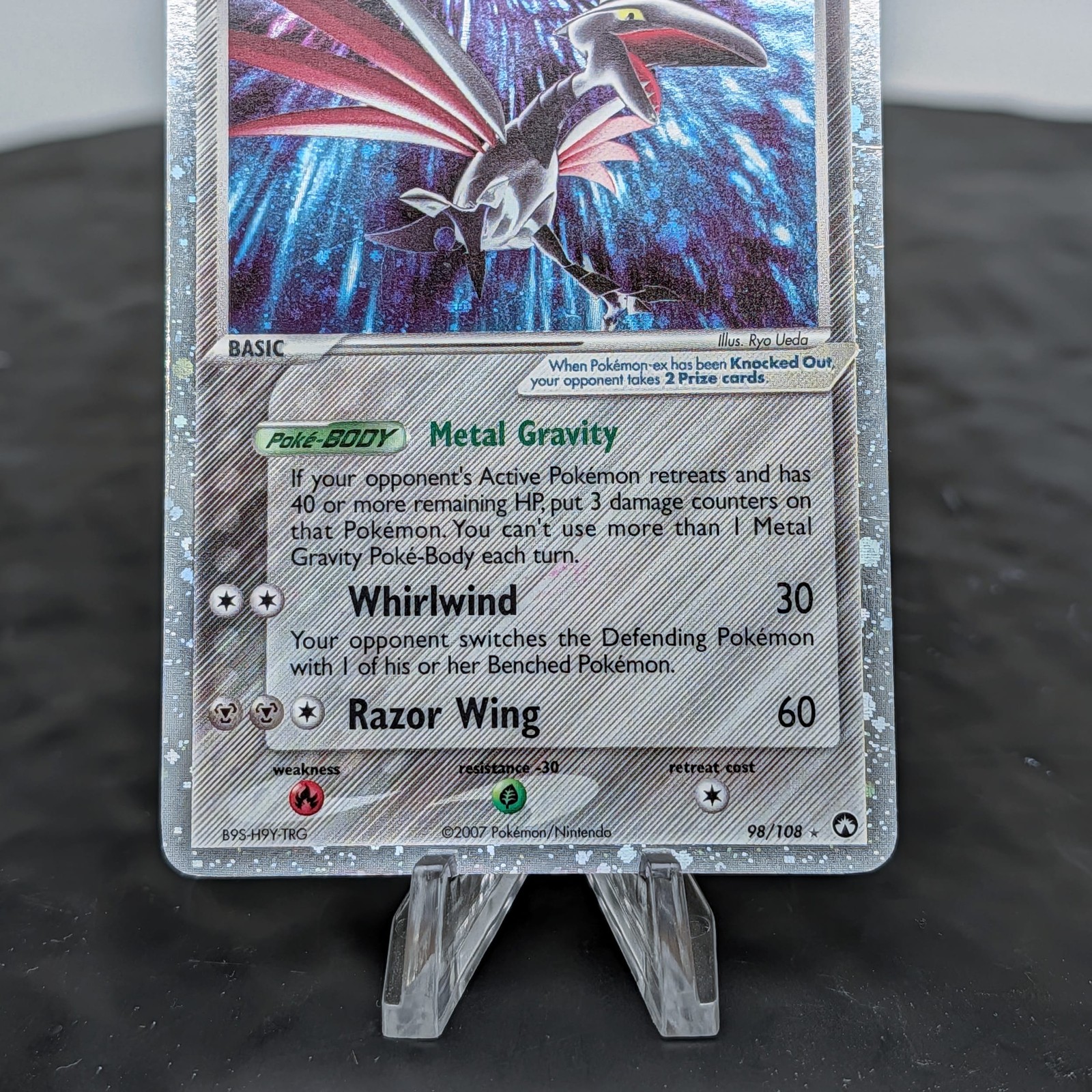 Pokemon TCG Card Skarmory EX 98/108 Power Keepers Holo Ultra Rare LP 2007 ✨