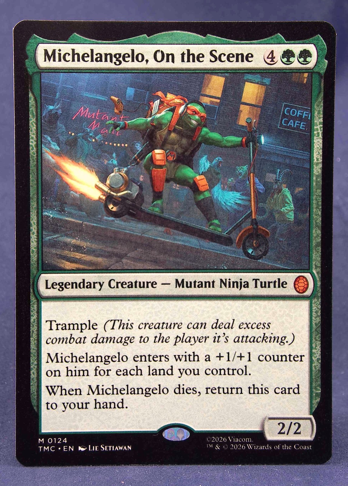 Michelangelo, On the Scene -MTG- TMNT TMC – Teenage Mutant Ninja Turtles – NM