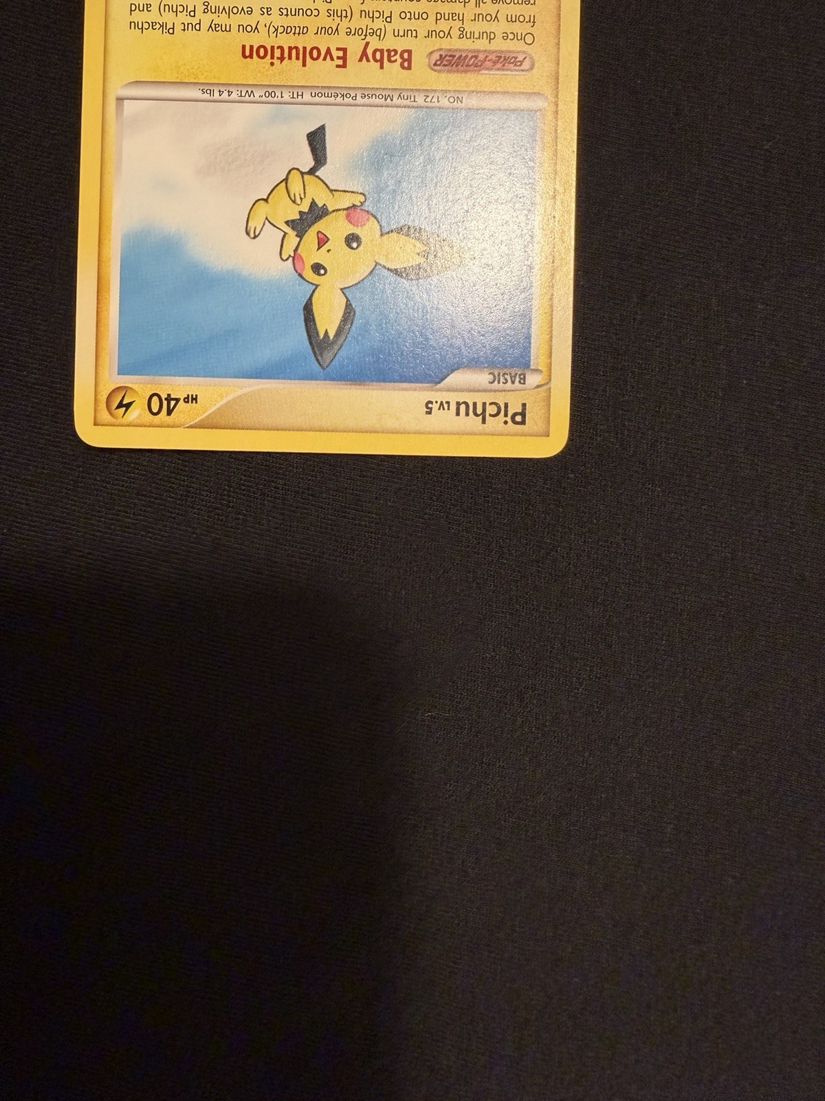 Pokemon Pichu 11/17 POP Series 9 Regular Uncommon Eng 2009 40 HP