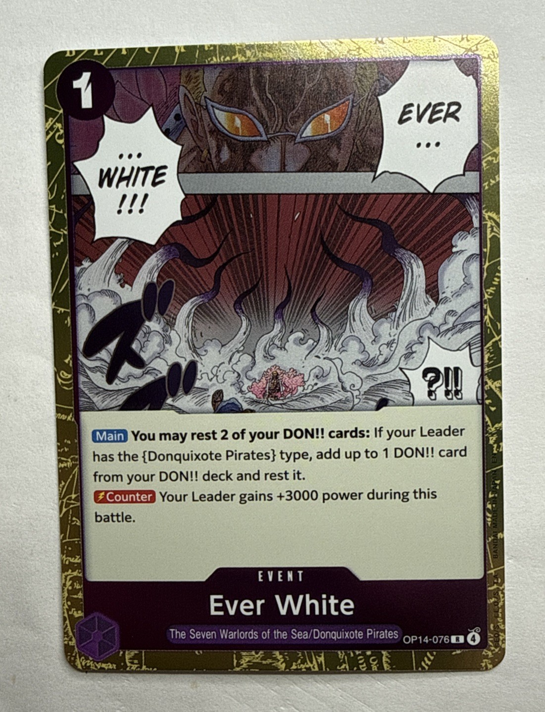 Ever White OP14-076: Event Cost 1 Regular One Piece CCG Card NM