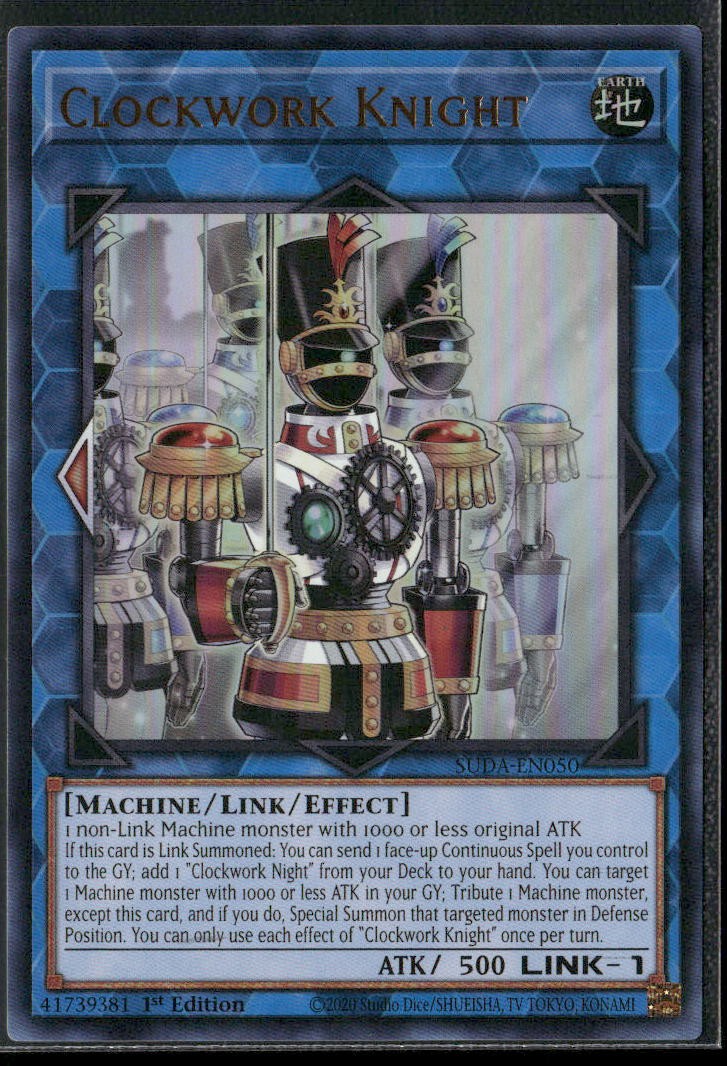 Clockwork Knight 1st Edition Ultra Rare Supreme Darkness SUDA-EN050 NM