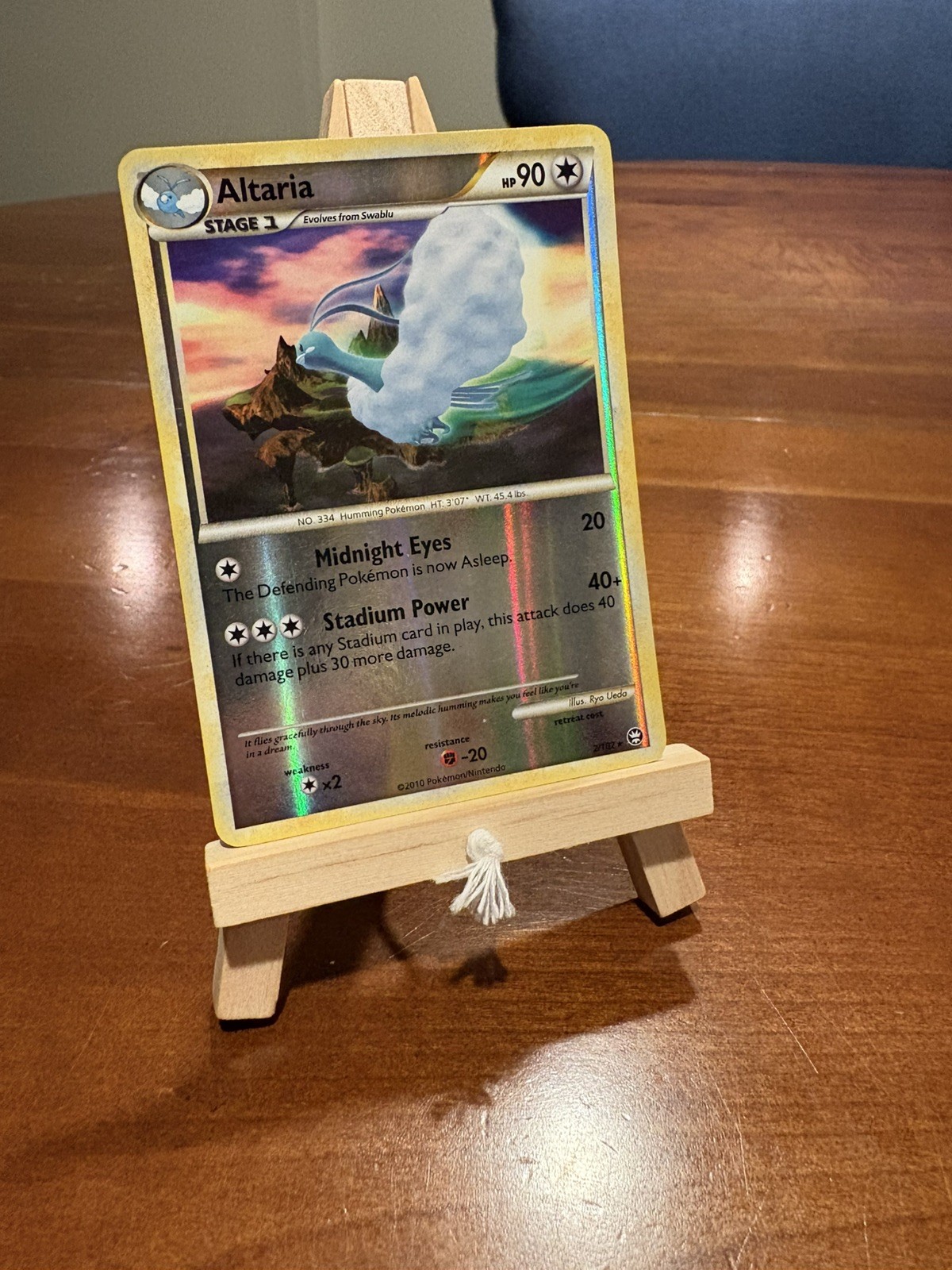 Altaria 2/102 Reverse Holo Rare – Pokemon TCG – HGSS Triumphant – LP