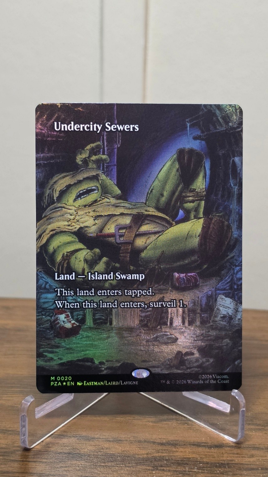 Undercity Sewers (Borderless) M FOIL TMNT PZA 20 NM