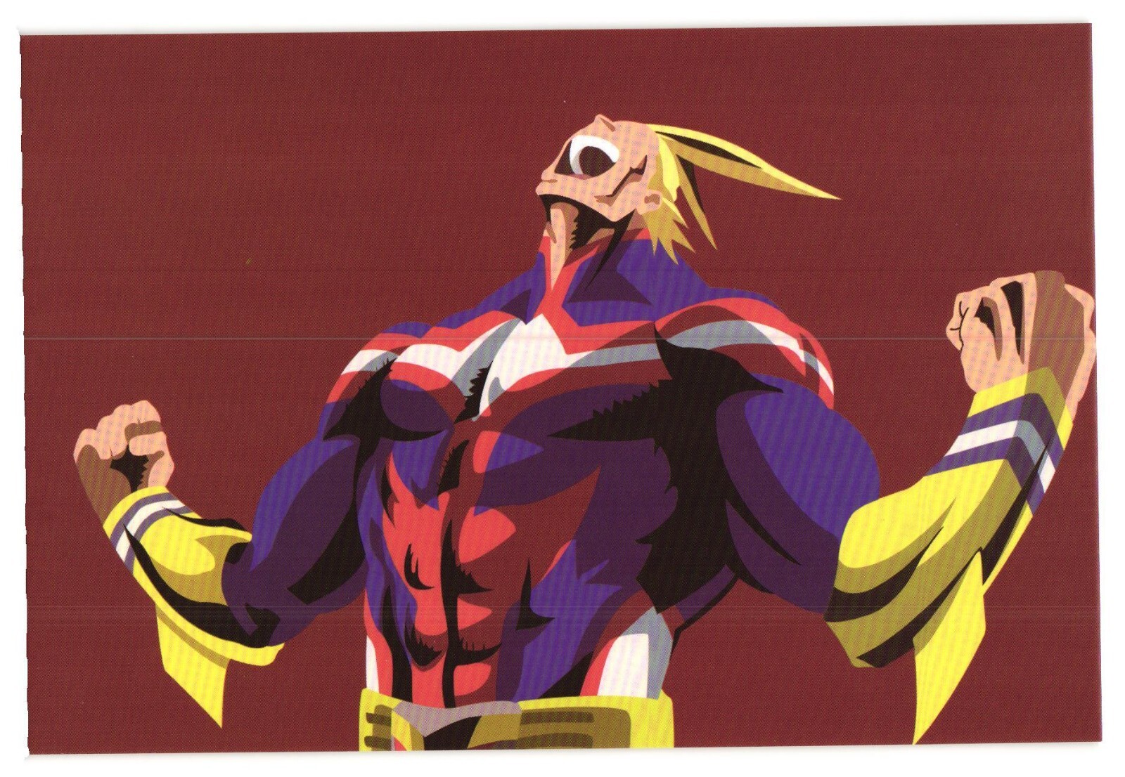 ALL MIGHT MY HERO ACADEMIA 4×6″ Poster Card Amaker Anime Artwork