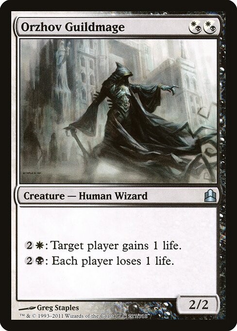 Orzhov Guildmage NonFoil Commander 2011 217 NM MTG