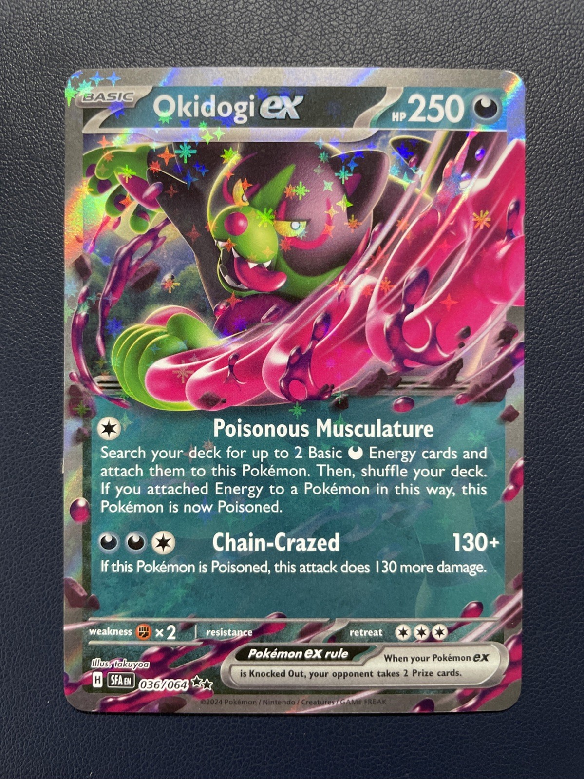 1x Okidogi ex SV: Shrouded Fable SFA 036/064 Holofoil NM takuyoa toploaded