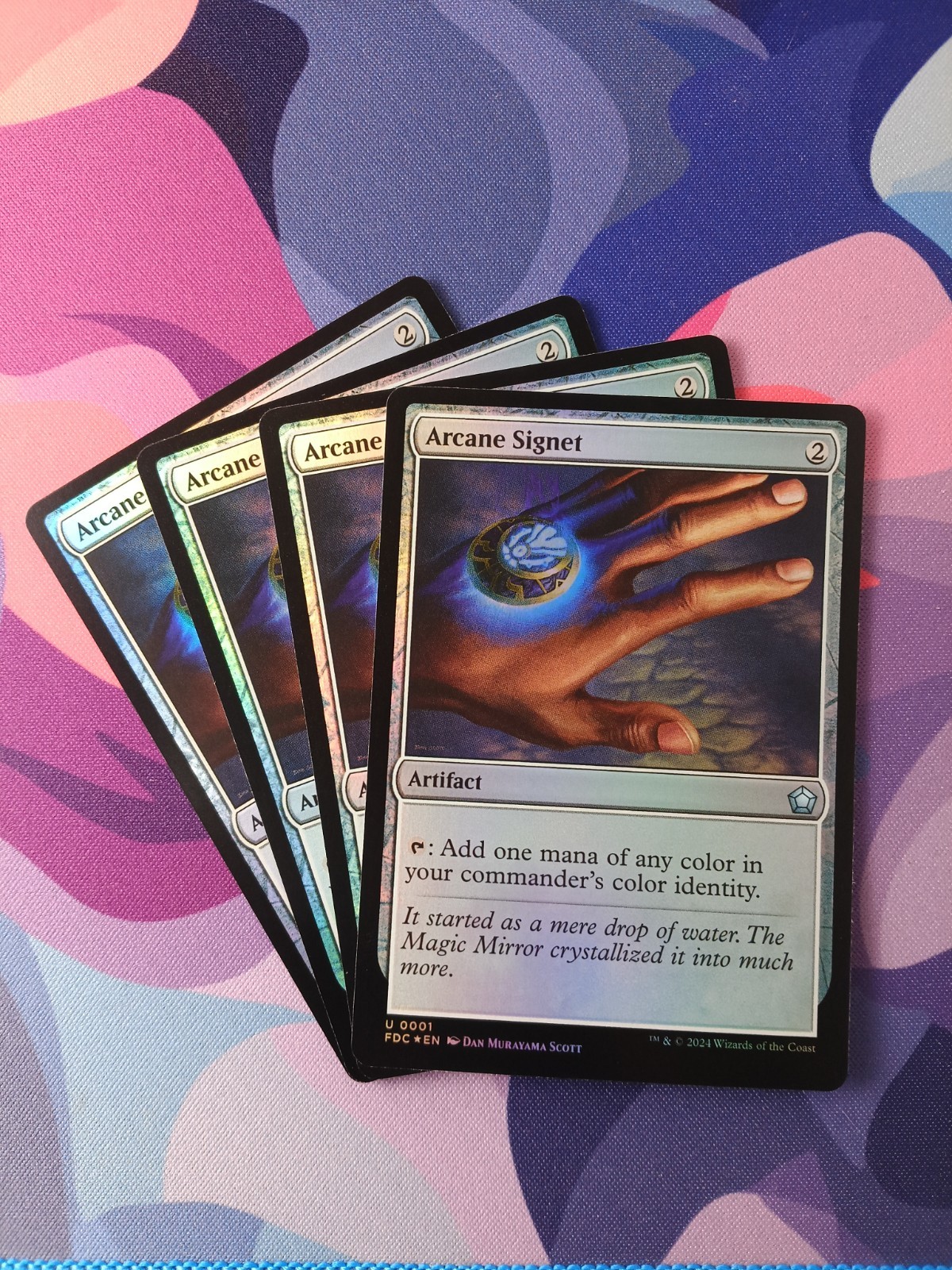 Arcane Signet x 4 – Foil | *% Off 2+ | Foundations | NM | MTG