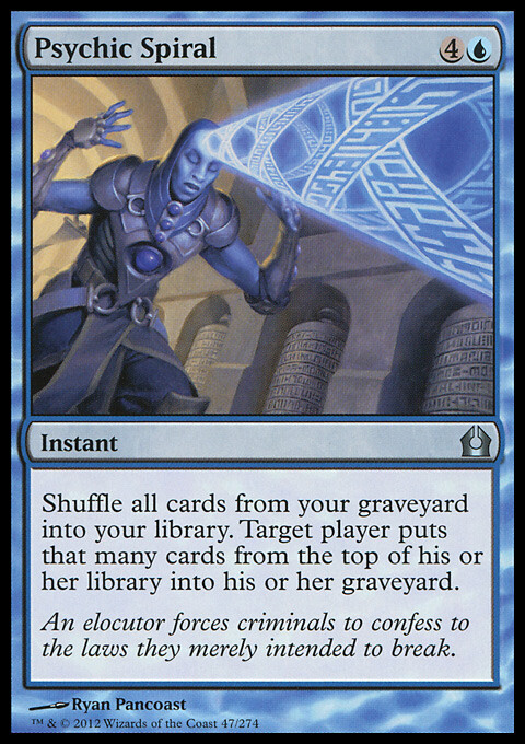 MTG Magic the Gathering Psychic Spiral (47/286) Return to Ravnica LP