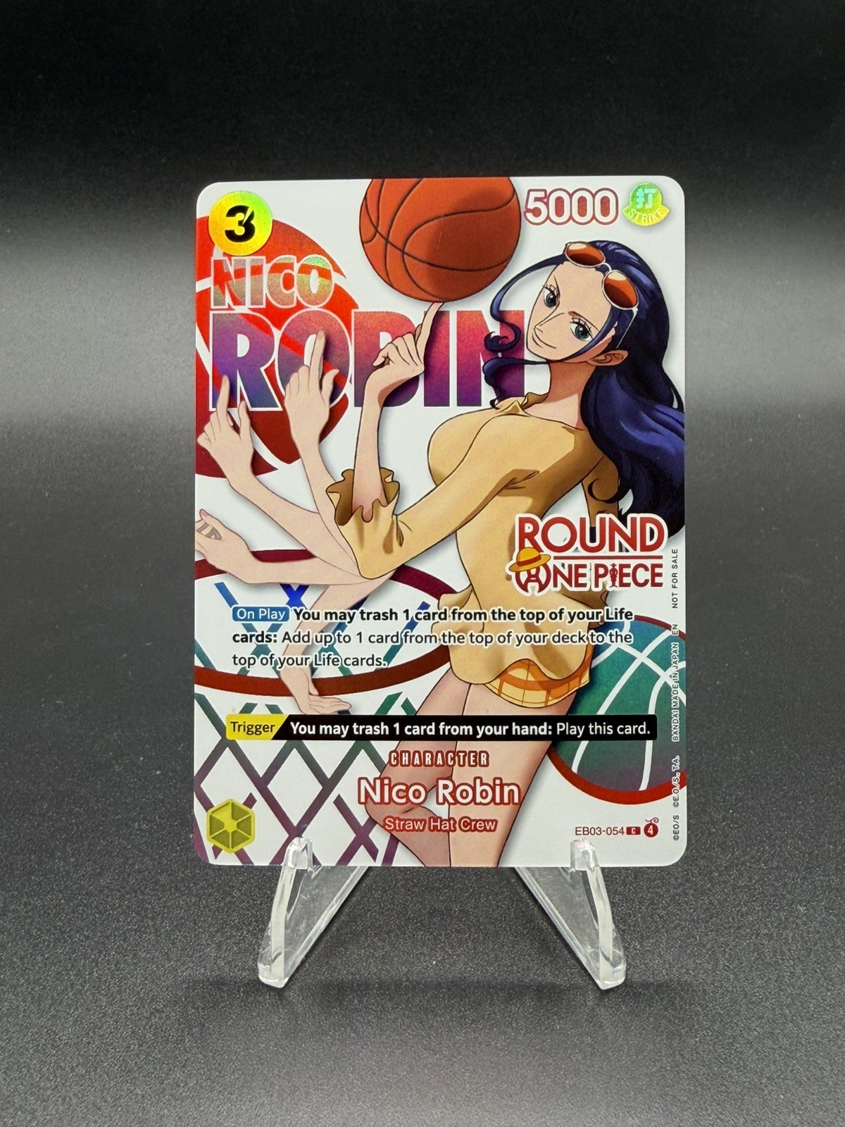 Nico Robin – One Piece x Round 1 Promo Card ENGLISH EB03-054