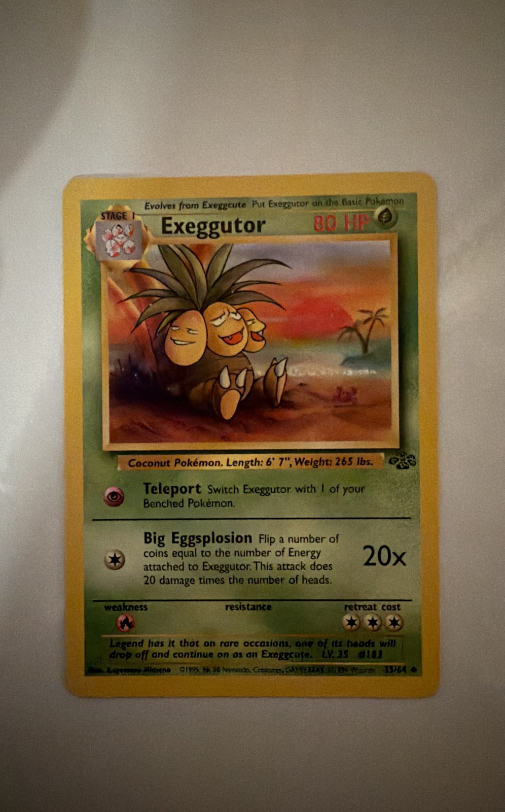 Exeggutor 35/64 Jungle Regular
