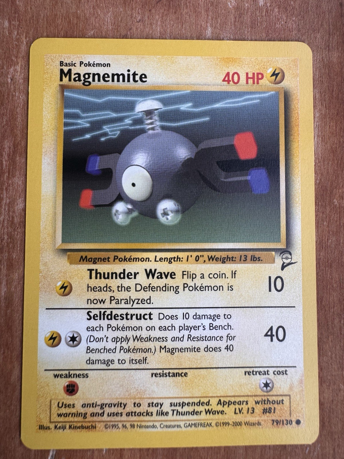 Magneton 009/102 Base Set Holo