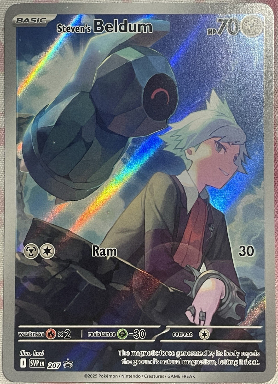 Pokémon TCG: Steven’s Beldum 207 Black Star Promo NEAR MINT