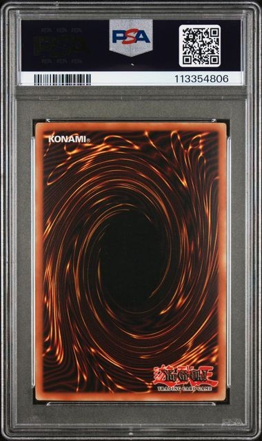 YuGiOh Starter Deck: Yugi Unlimited Dark Magician SDY-006 PSA 8 2002