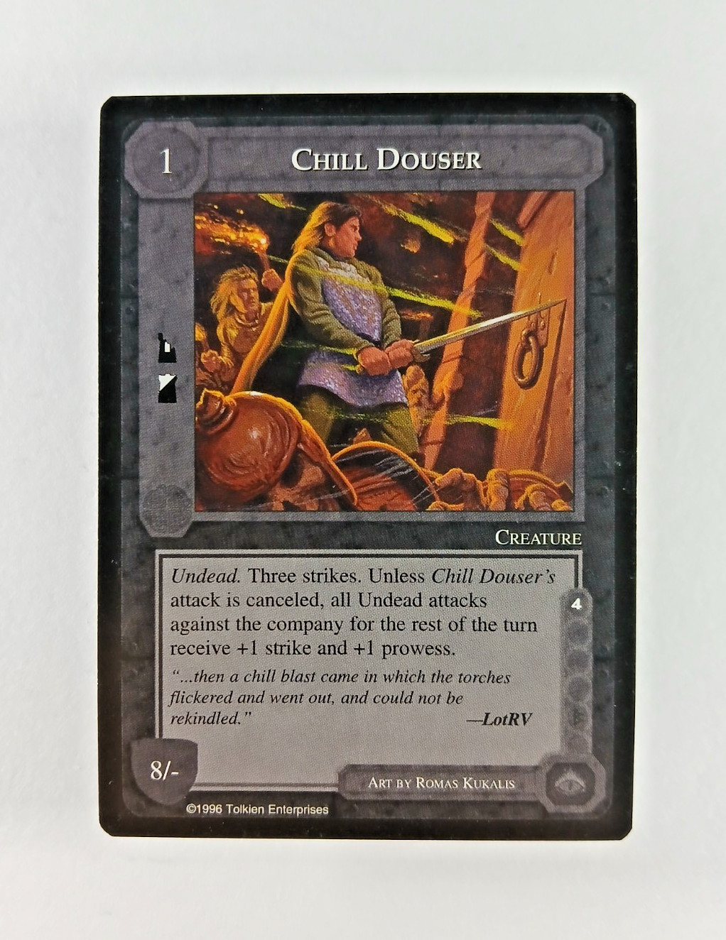 Chill Douser – Middle Earth CCG card (1996 ICE) MECCG Dark Minions Hazard LotR