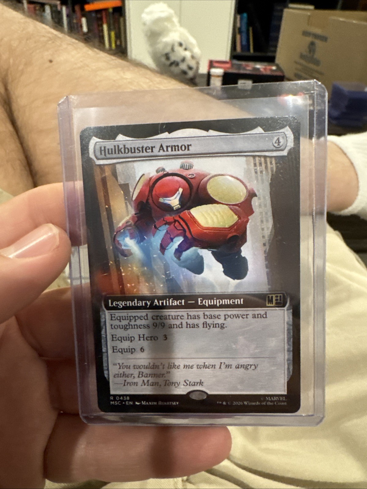 Hulkbuster Armor (Extended Art) Rare MTG Marvel Super Heroes Commander