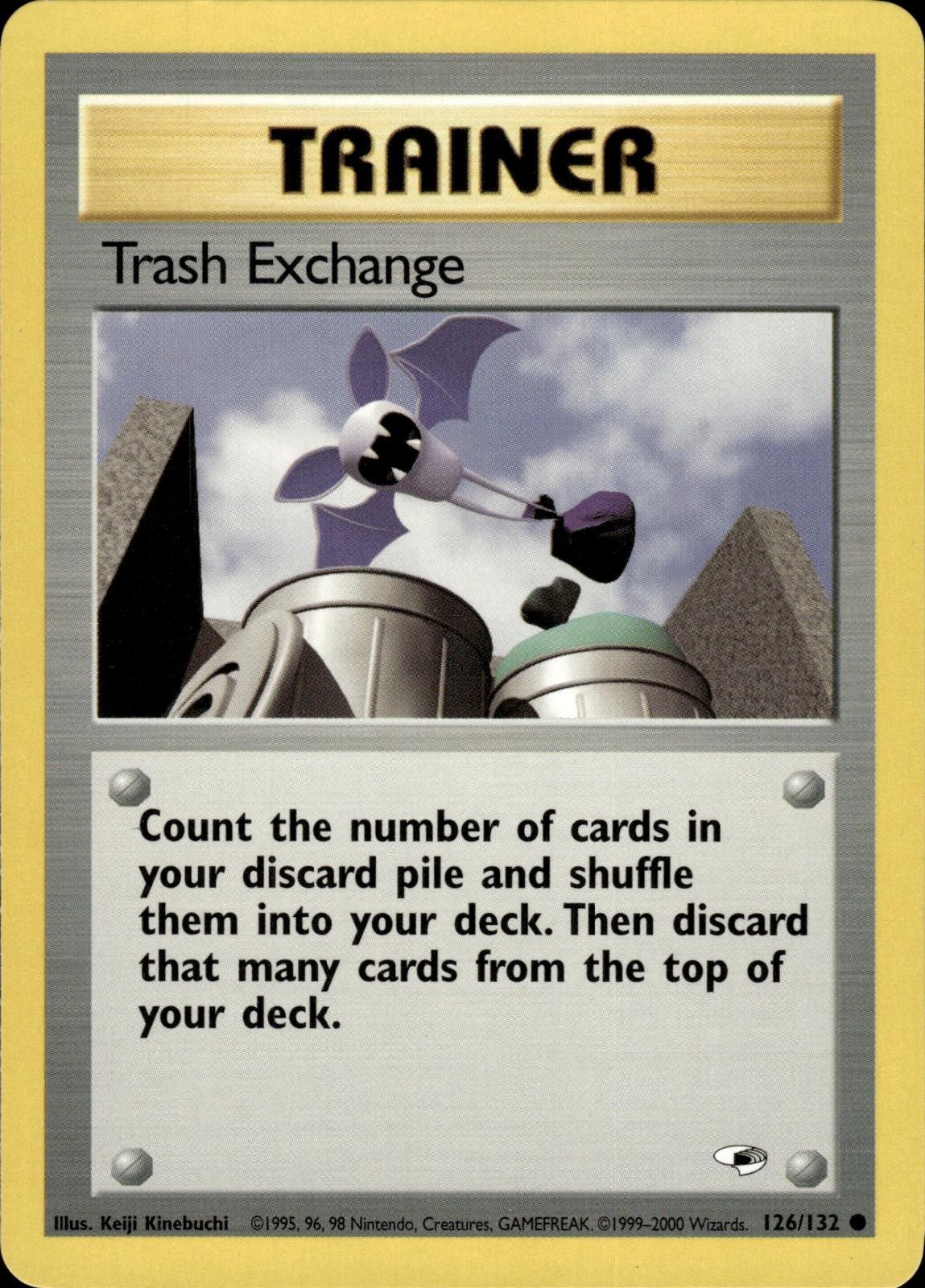 Pokemon Gym Heroes Common Trash Exchange 126/132 – Near Mint (NM)