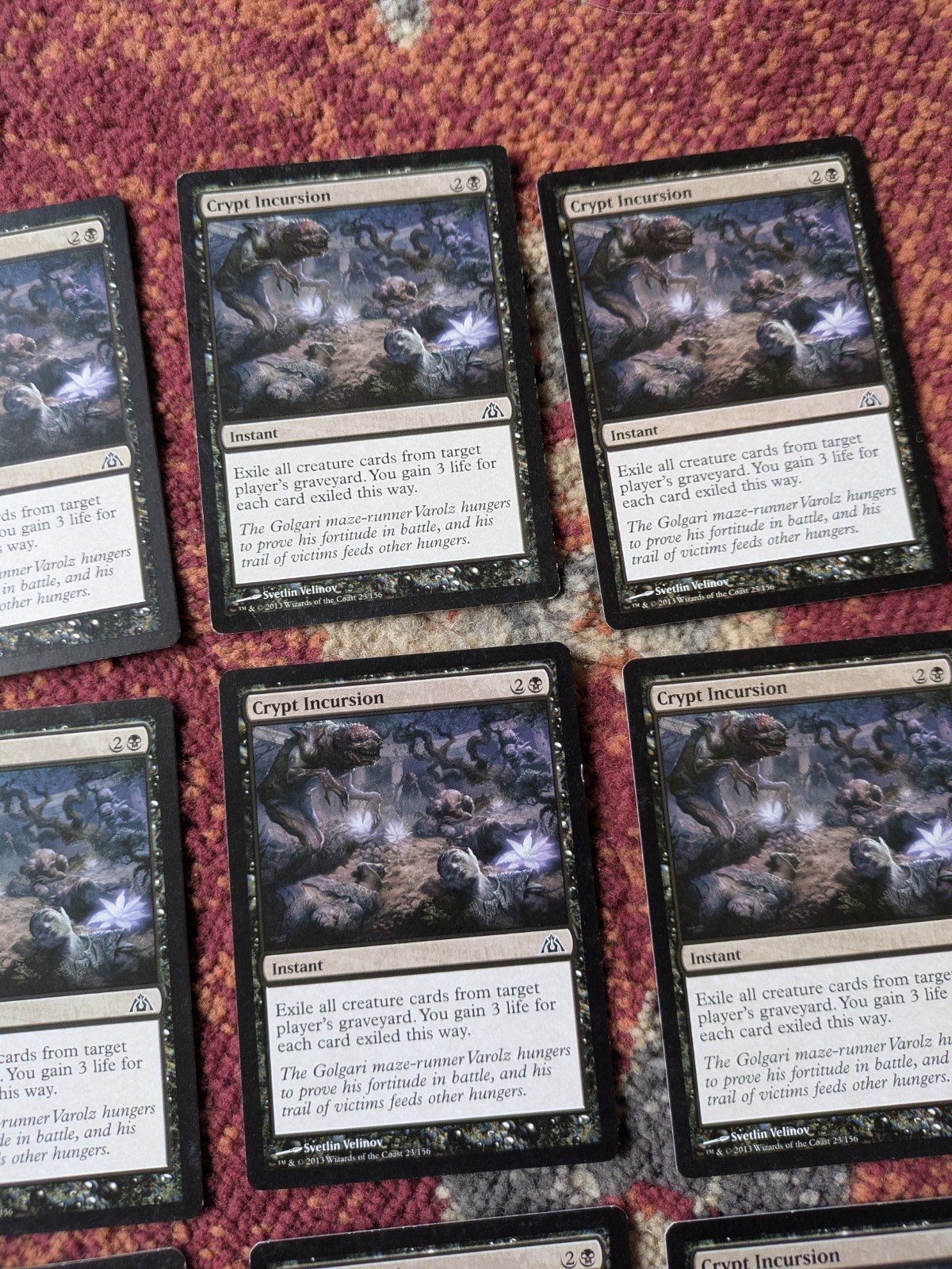 30x Crypt Incursion – DGM (Dragon’s Maze) #23 MTG Magic The Gathering Playset