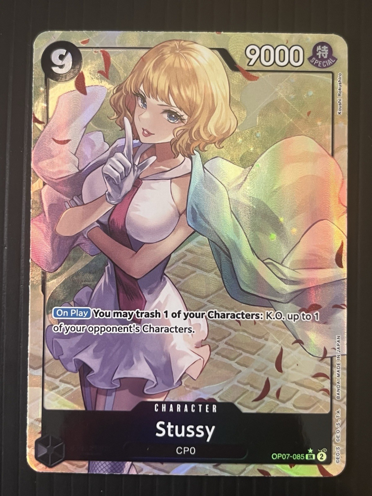 Stussy OP07-085 (Alt Art) SR One Piece Card Game TCG ENGLISH NM