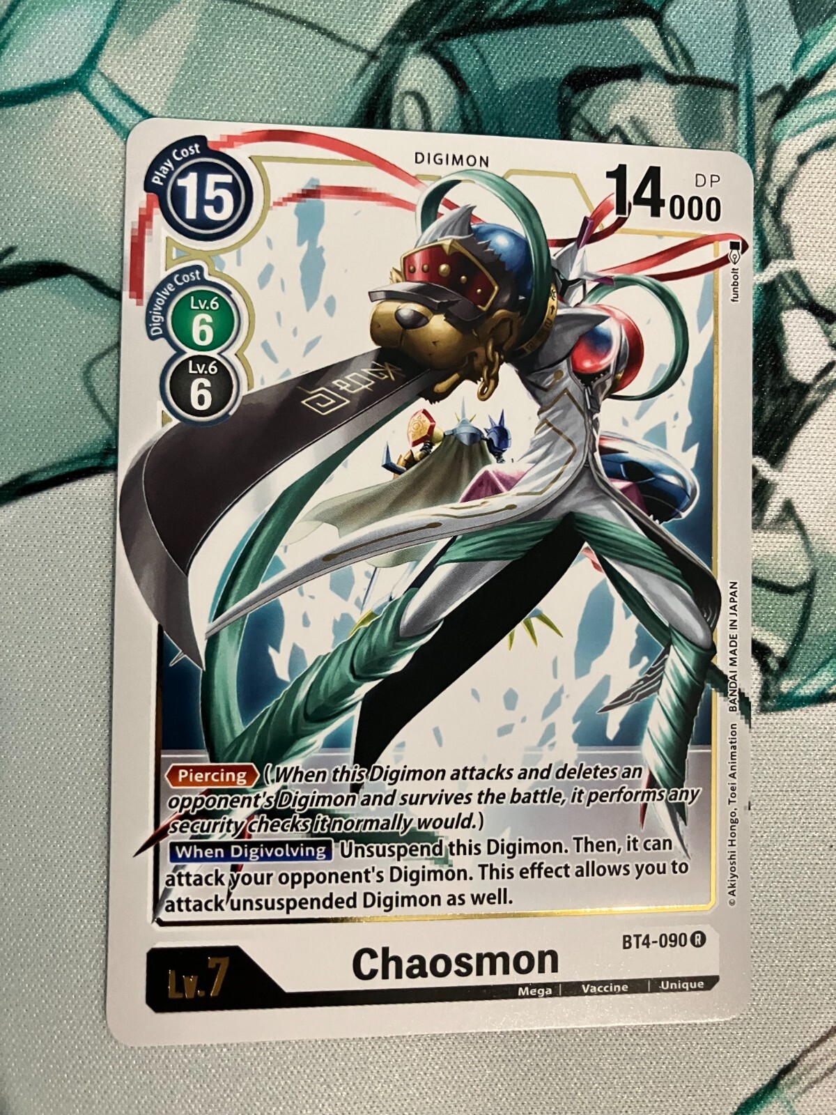Chaosmon BT4-090 R Digimon CCG | Great Legend Near Mint
