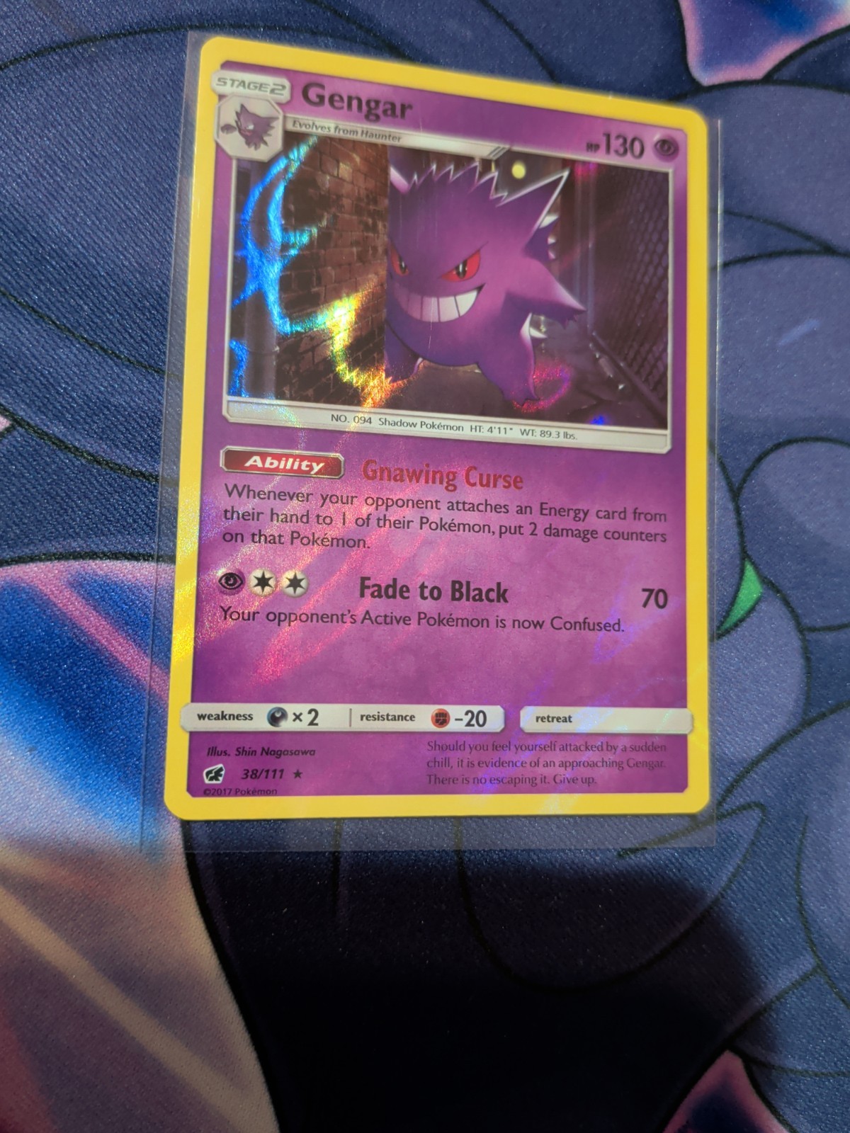 Gengar 38/111 Sm-Crimson Invasion Holo