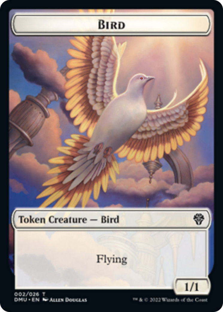 x4 Bird DMU MTG 2/26 TOKEN M/NM 4x