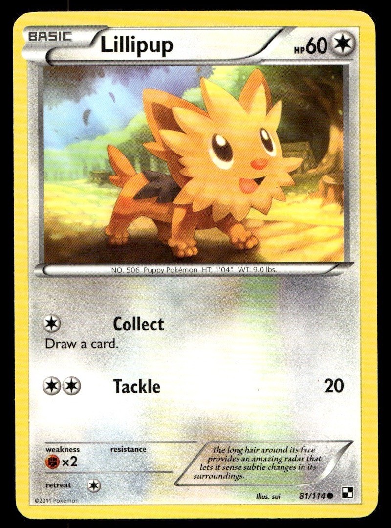 Lillipup 81 Common Black and White 81/114 LP