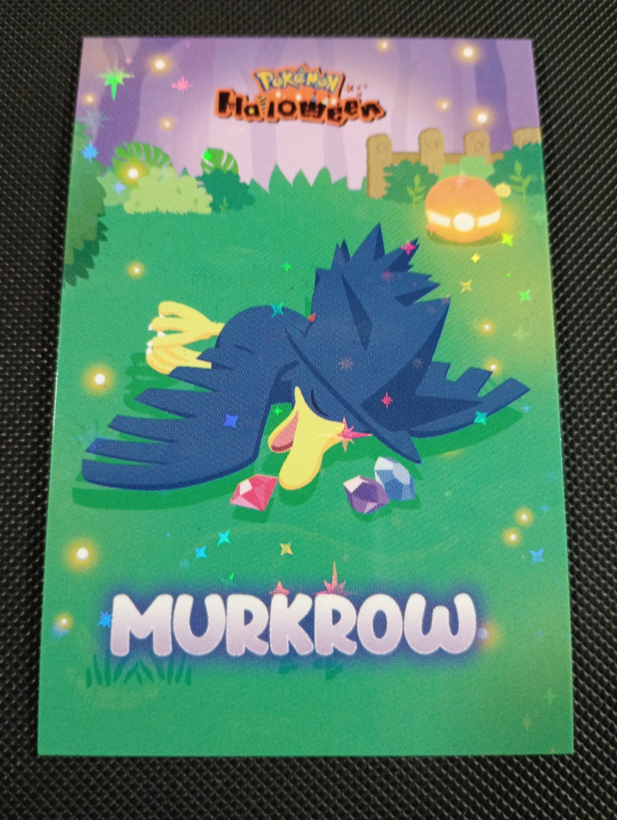 Murkrow Sleepy Set POKEMON DATABASE HALLOWEEN SET Star HOLO PERU 2025