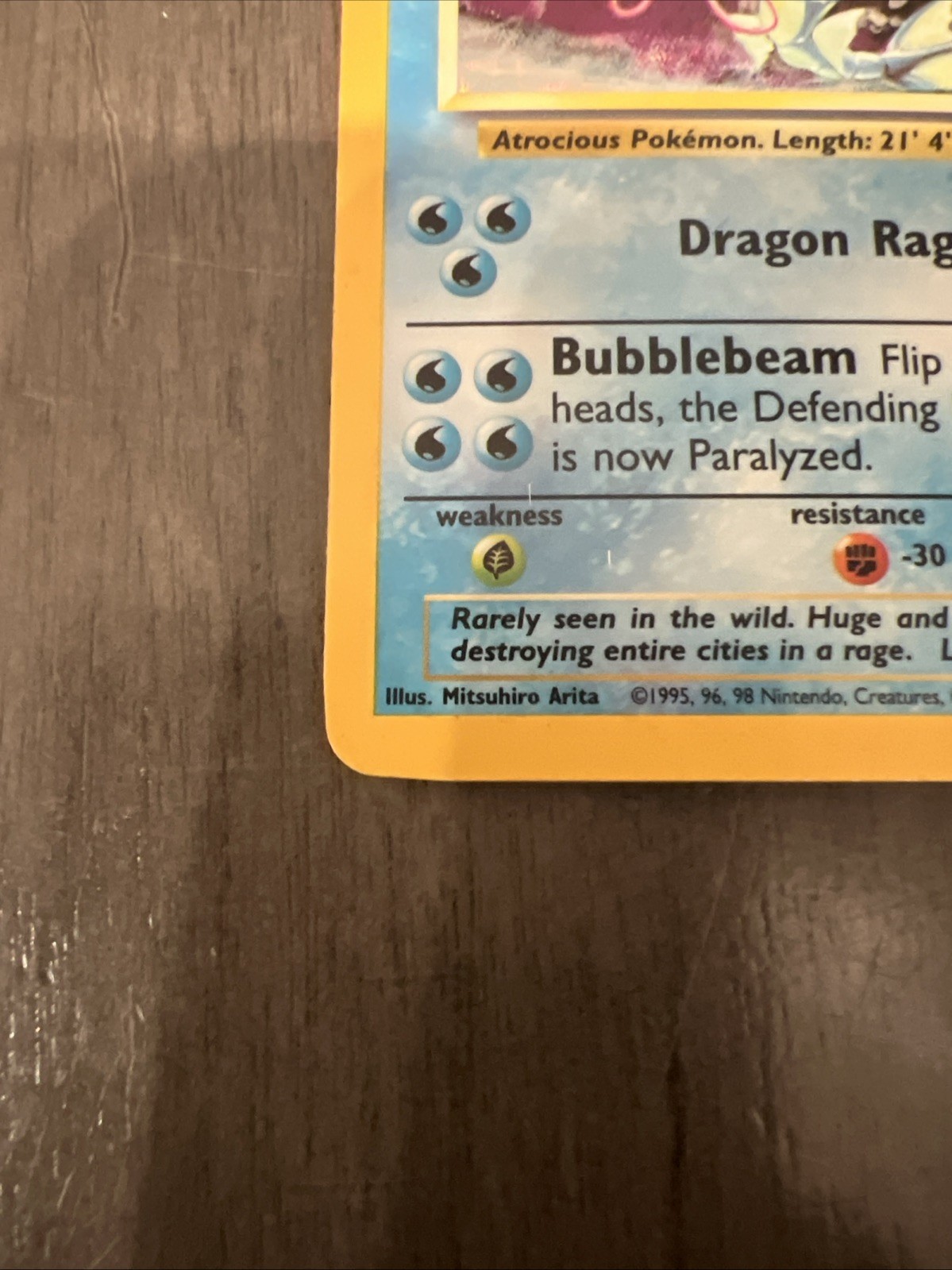 Gyarados 6/102 Base Set Holo Vintage Rare
