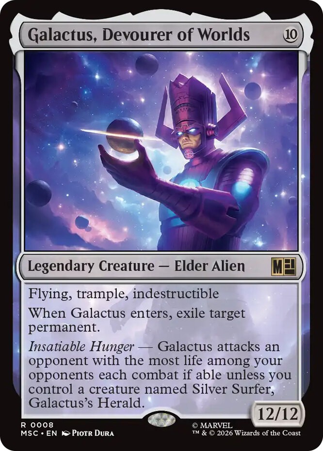 Galactus, Devourer of Worlds NM-Mint Commander: Marvel Super Heroes MTG