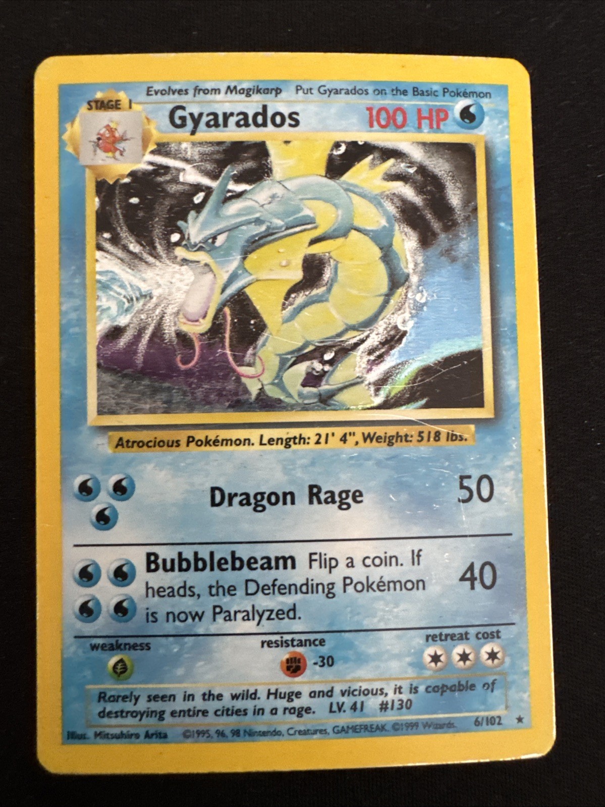 Gyarados 006/102 Base Set Holo