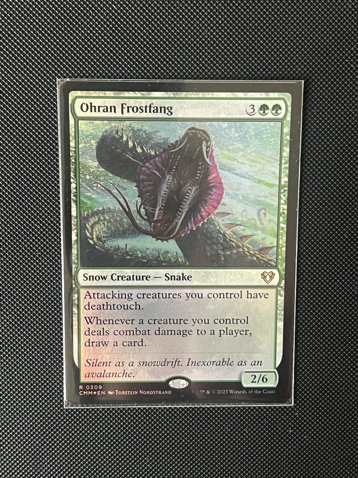 Ohran Frostfang Commander Masters Foil Near Mint