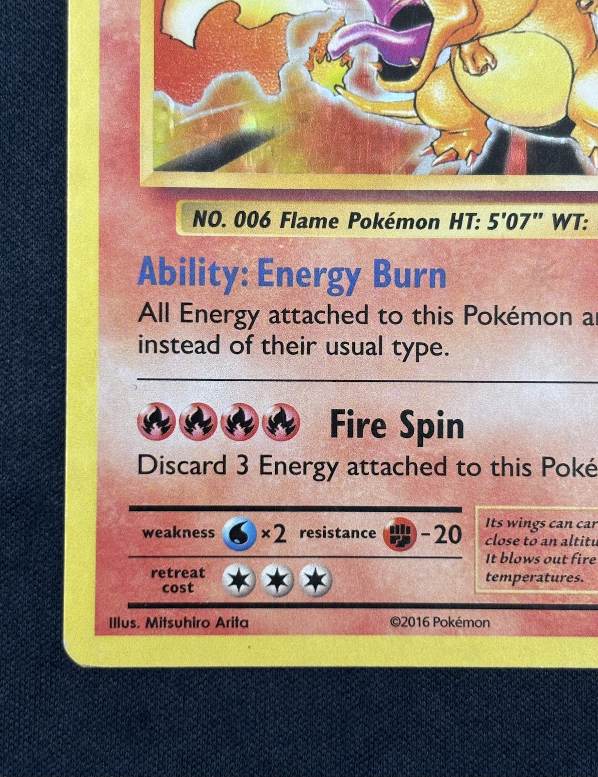 (Holo Bleed) Charizard 11/108 Evolutions Holo Pokemon Single