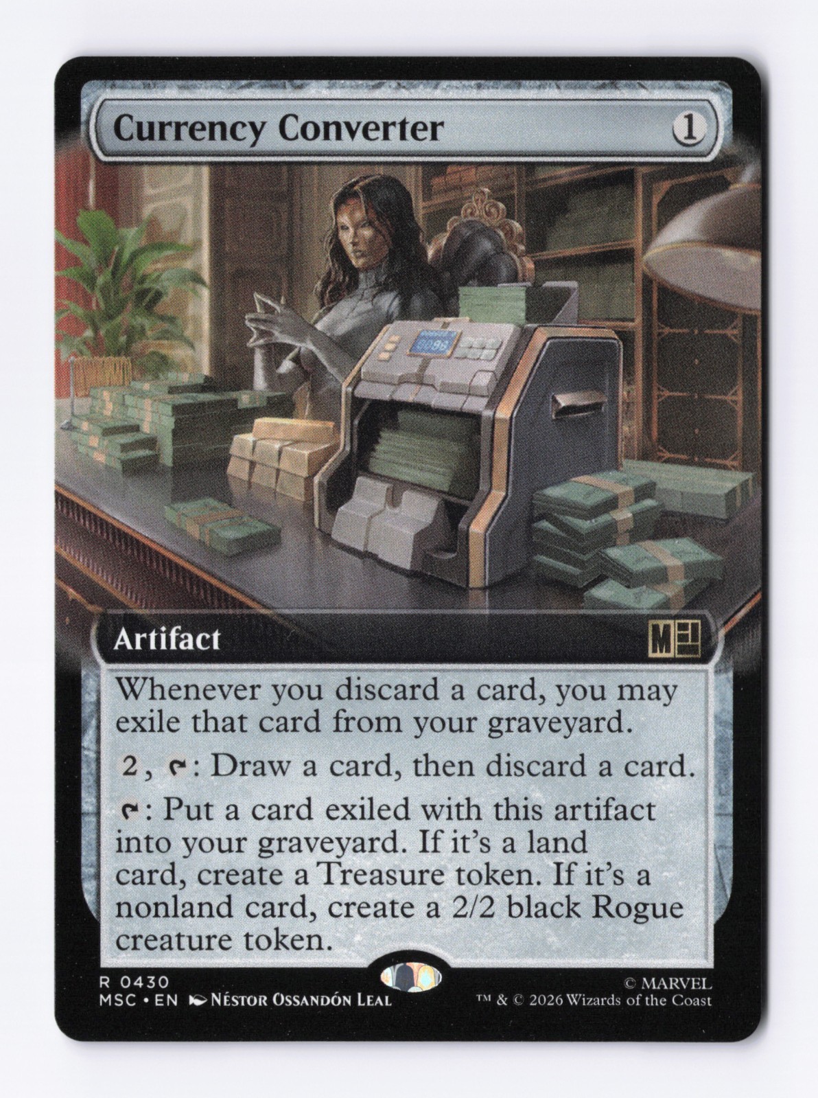 Currency Converter (Extended Art) 430 (R) MTG Commander: Marvel Super Heroes MSC