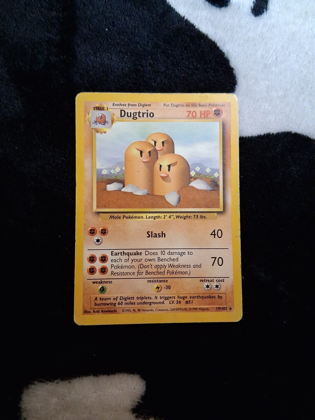 Dugtrio 019/102 Base Set Regular