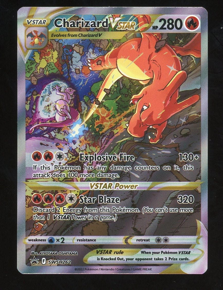 Pokemon TCG Charizard VSTAR SWSH262 Sword & Shield Promo Card – Near Mint