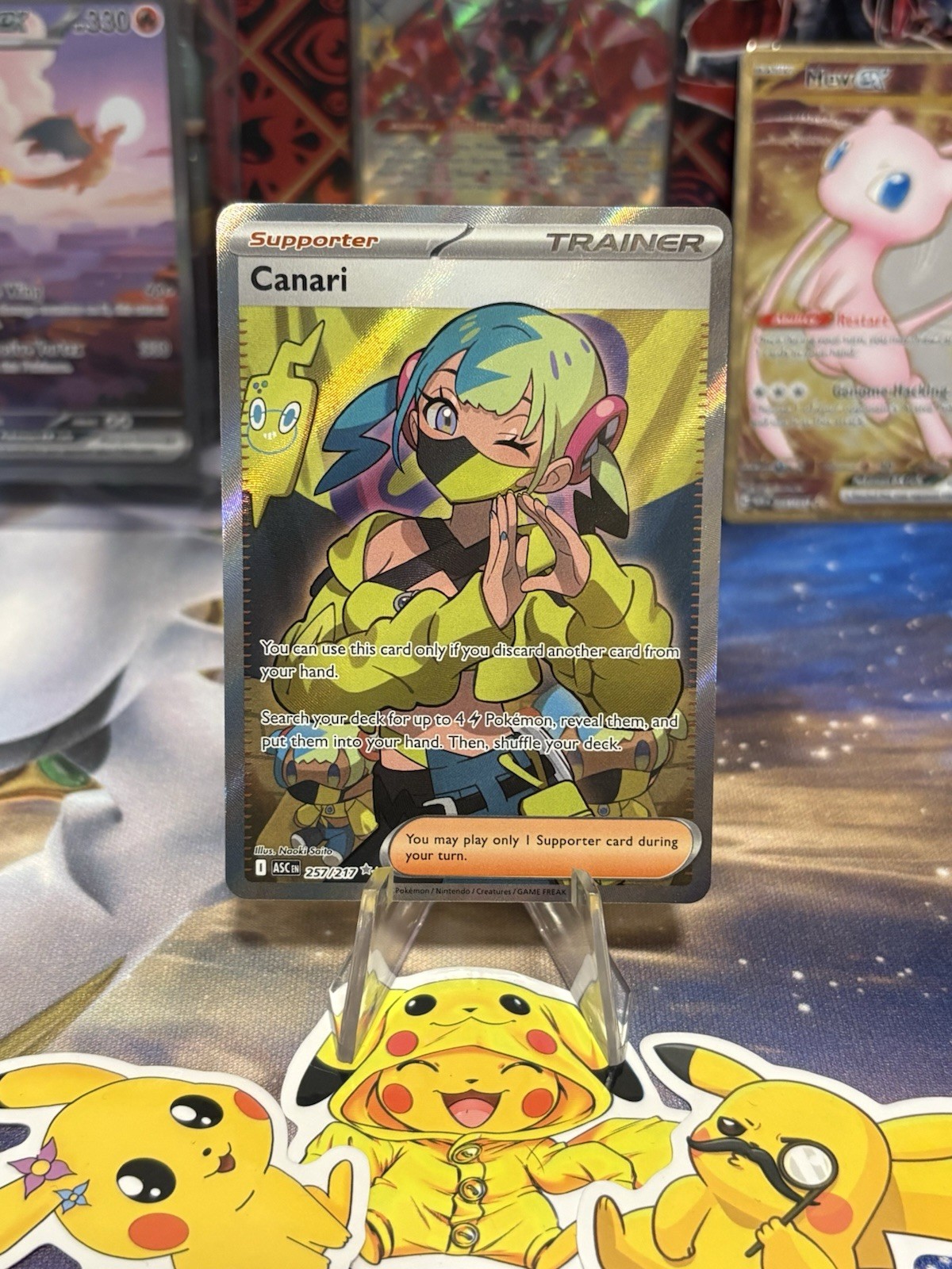 Canari 257/217 Ultra Rare Ascended Heroes Pokemon Holo Near Mint