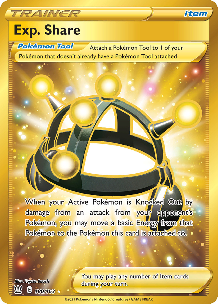 Pokemon Battle Styles Secret Rare Exp. Share 180/163 – Near Mint (NM)