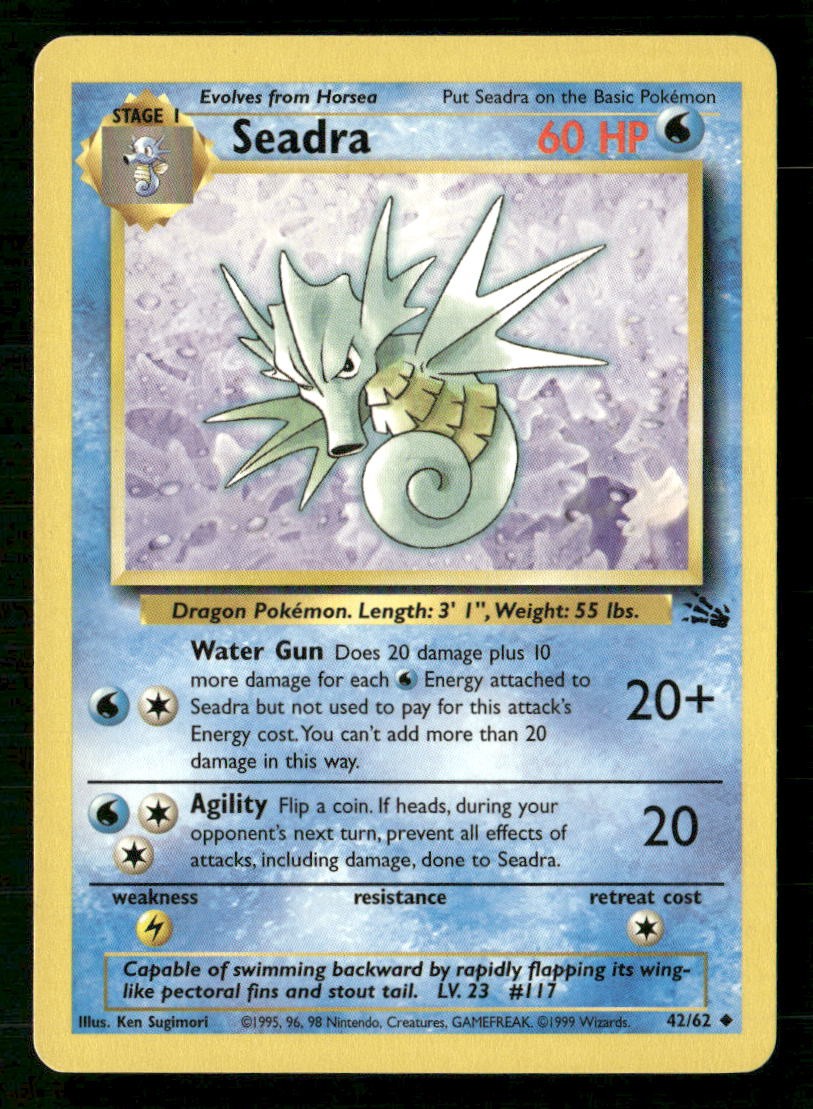 Seadra Fossil 42/62 Unlimited LP