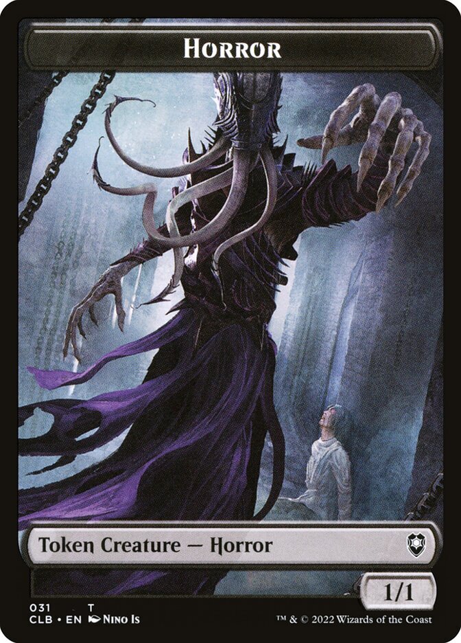Horror (1/1) [Mindflayer] MTG Token – Commander Legends Battle Baldur’s Gate: x4